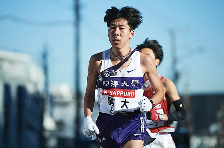 駒大エースとして注目を集め、2区を走った2年の田澤は本当に“振るわなかった”のだろうか ／ photograph by Yuki Suenaga