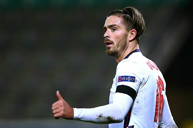 アストンビラの攻撃をけん引するグリーリッシュ ／ photograph by Getty Images