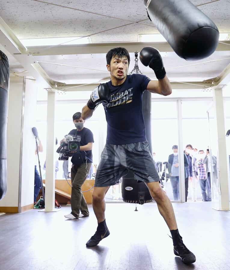 3月28日、公開練習を行った村田　©KYODO