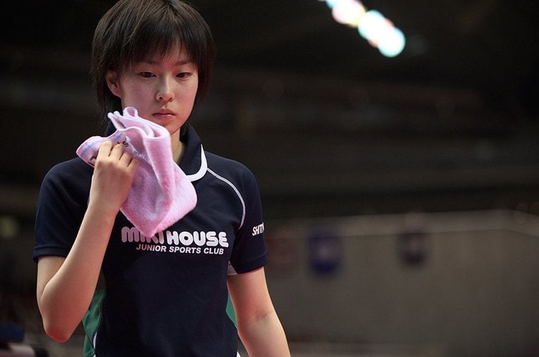 2008年の石川佳純 ／ photograph by Takuya Sugiyama