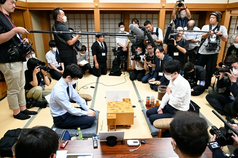 藤井－豊島の王座戦挑戦者決定戦　©Keiji Ishikawa