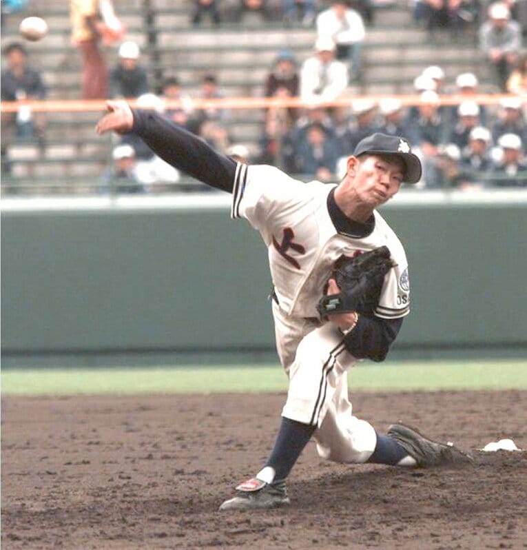 1997年センバツ、山田真介らを中心としたチームでベスト4に進出　©JIJI PRESS