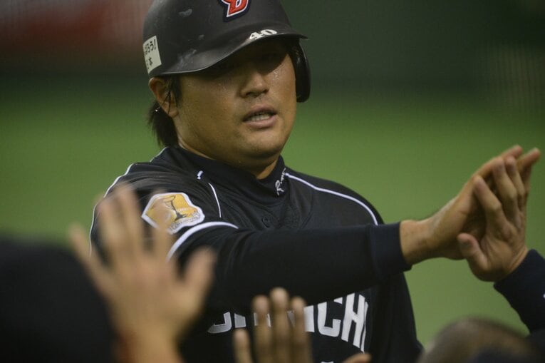 中日時代の平田良介　©BUNGEISHUNJU