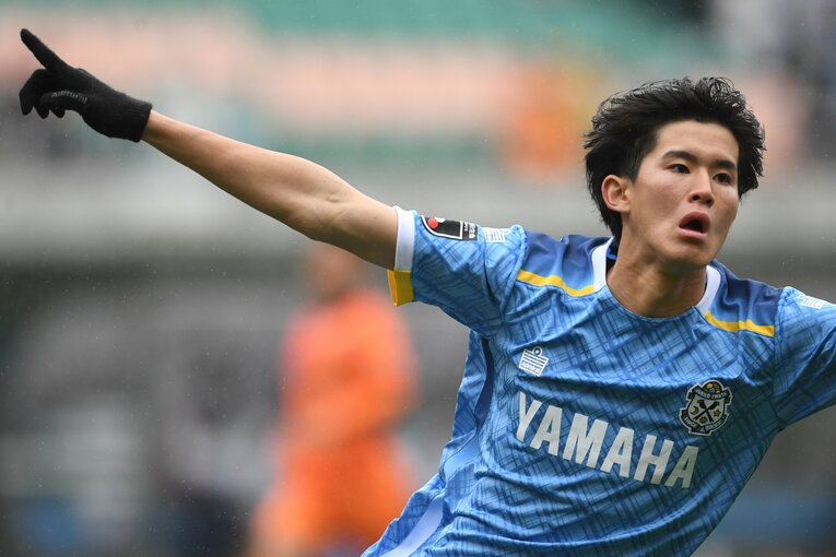 後藤啓介は昨季J2のジュビロ磐田で7ゴールをマークした　©Masashi Hara/Getty Images