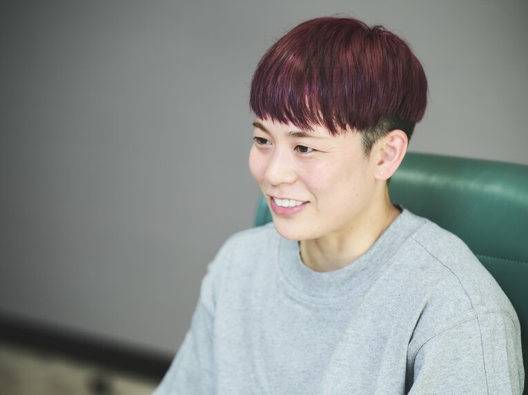 今年9月に行われるW杯へ向けたバスケ女子日本代表候補にも選ばれている安間志織©Yuki Suenaga