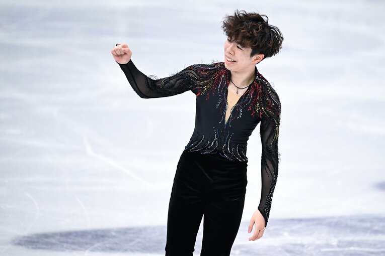 マリニンがまさかの敗戦となった男子フリー【スワイプするとそのほかの写真もご覧になれます】　©Asami Enomoto／JMPA