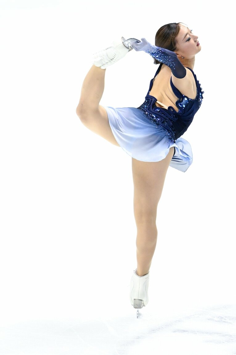 NHK杯で圧巻の演技を見せ、優勝を果たした坂本花織　©Asami Enomoto