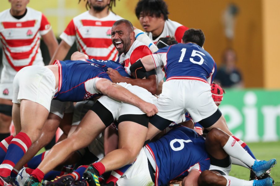 金子達仁が見たラグビーW杯開幕戦。4年前とは自信の厚みが違った。<Number Web> photograph by Naoya Sanuki