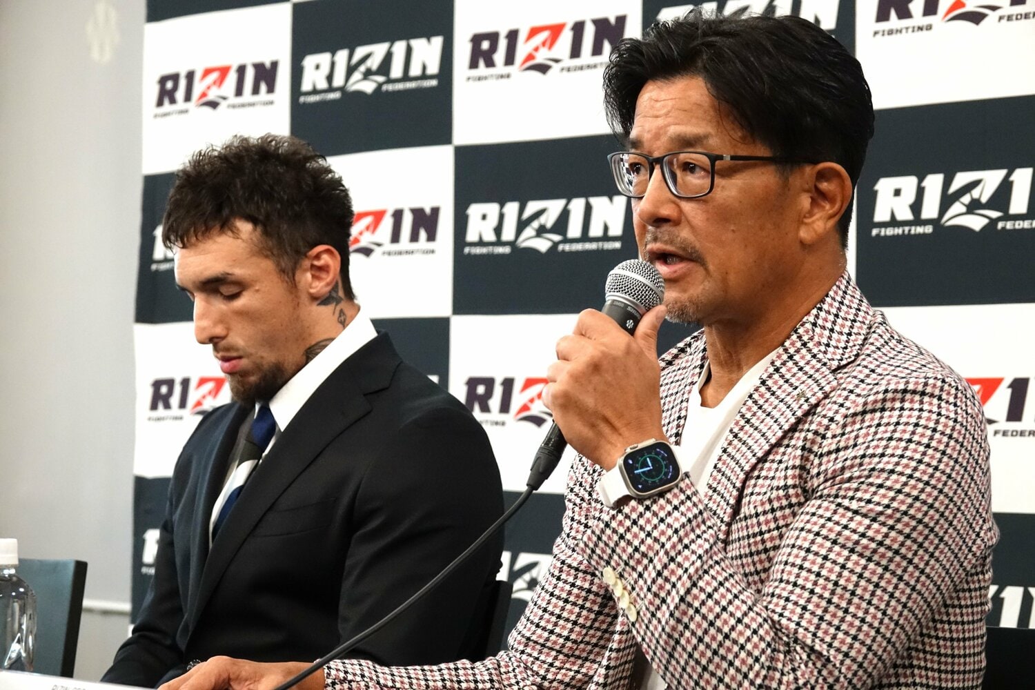 RIZINの榊原信行CEOは木村への怒りと失望感を隠さなかった　©Koji Fuse