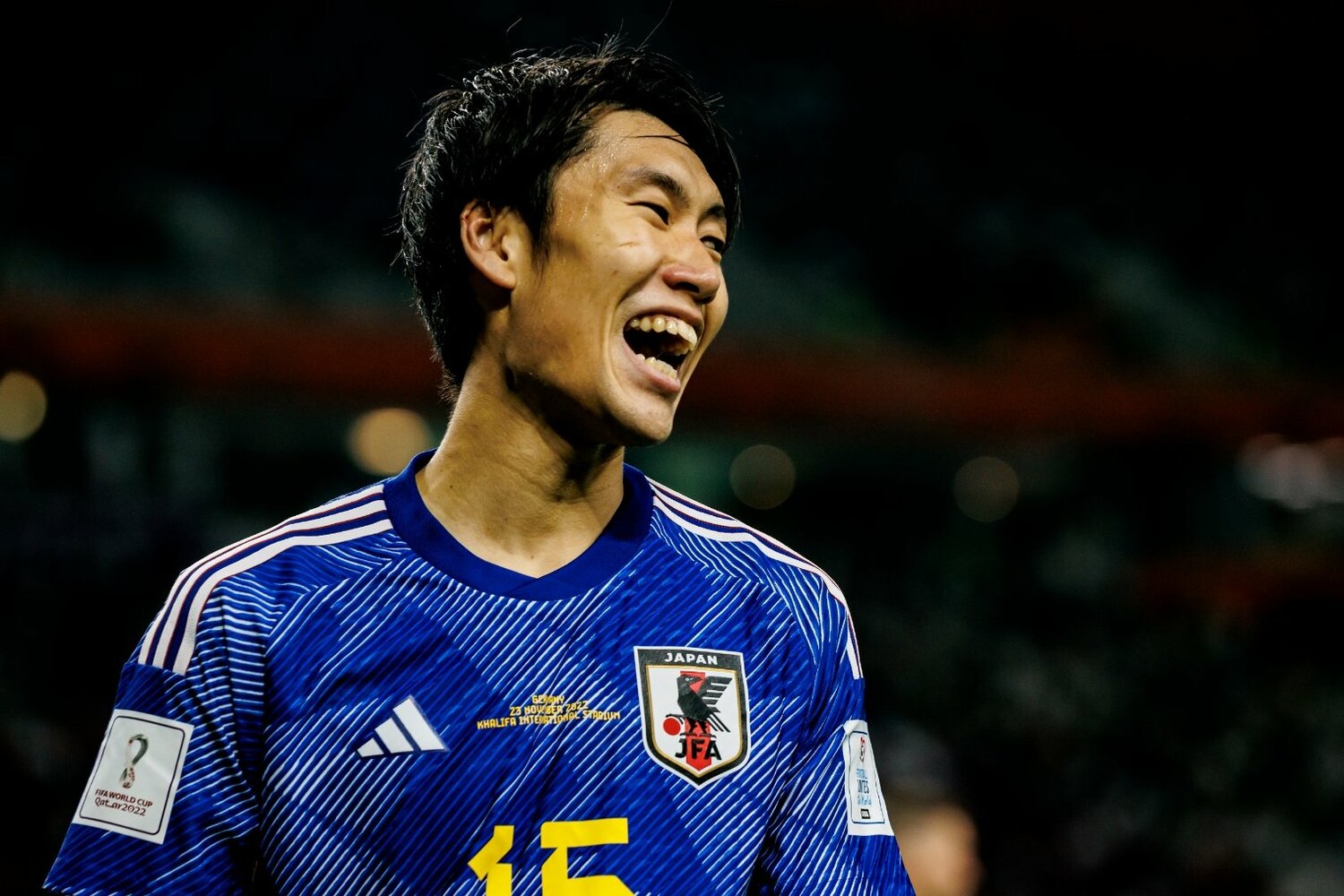 カタールW杯の鎌田　©Kiichi Matsumoto/JMPA