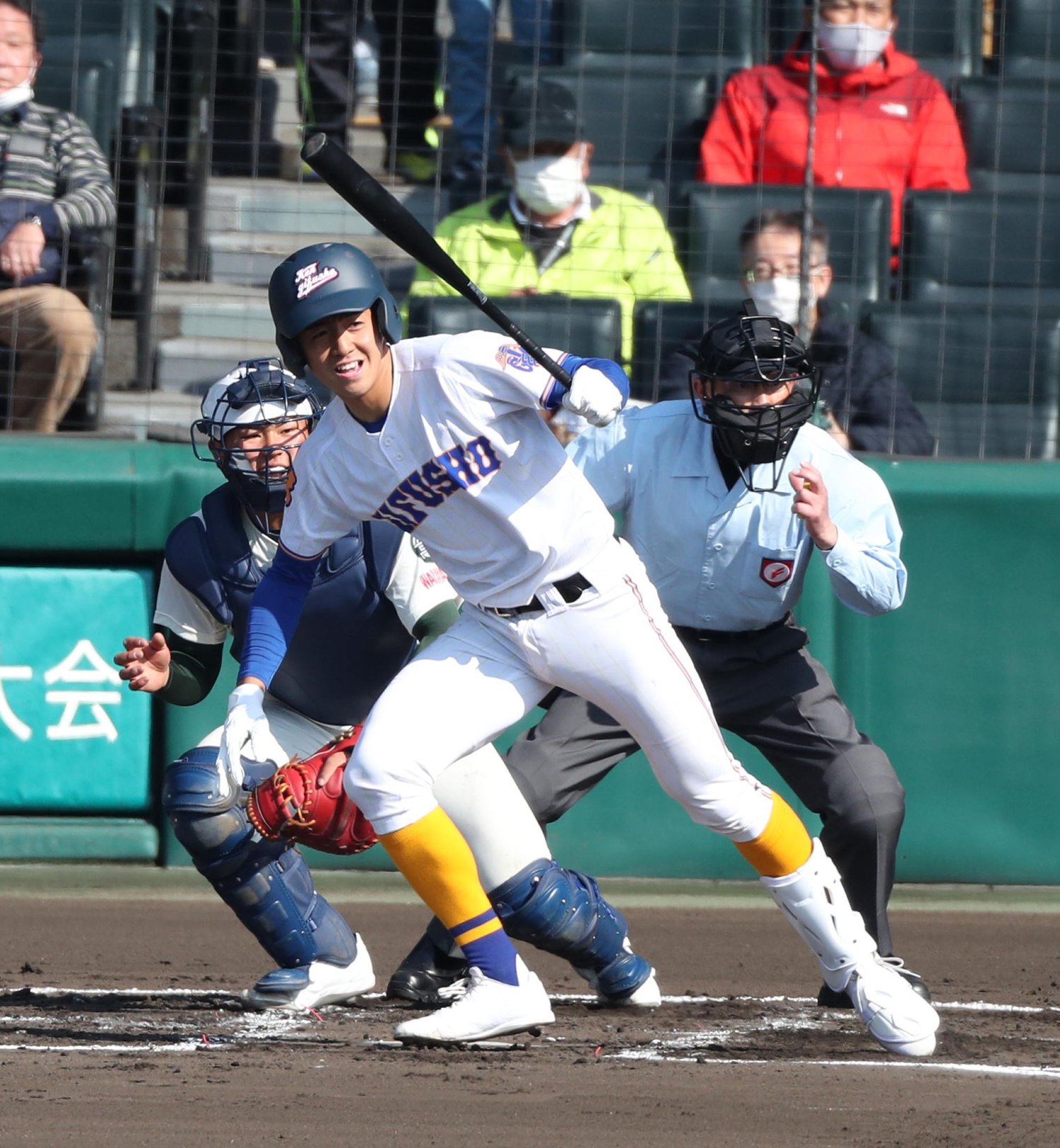 県岐阜商、高木翔斗捕手（3年・188cm89kg・右投右打）　©Sankei Shimbun