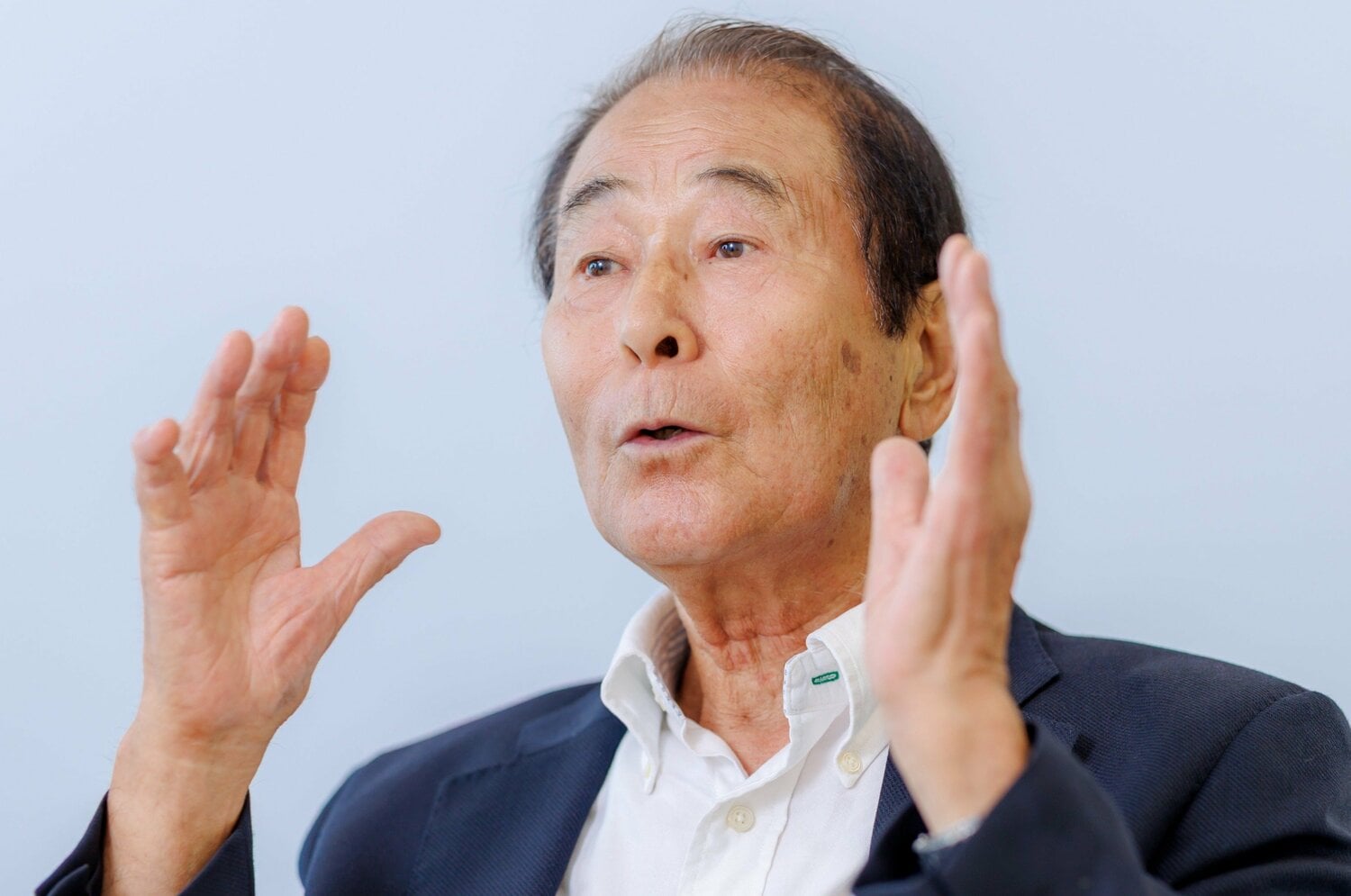 熱心に話す高田繁 ©Kiichi Matsumoto