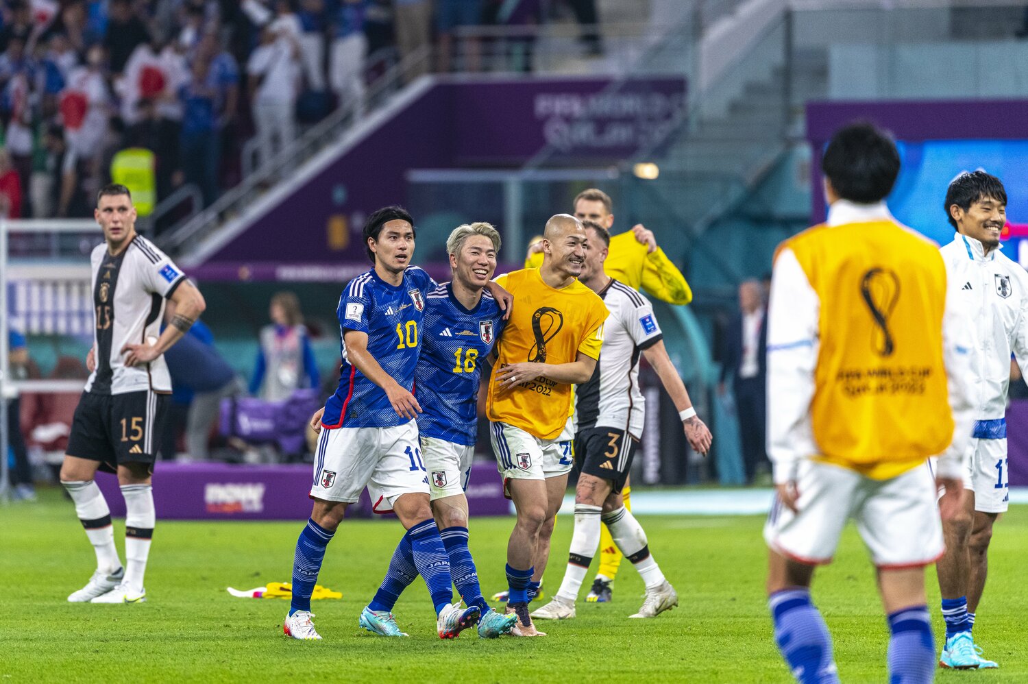 カタールW杯ドイツ戦後　©Takuya Sugiyama/JMPA