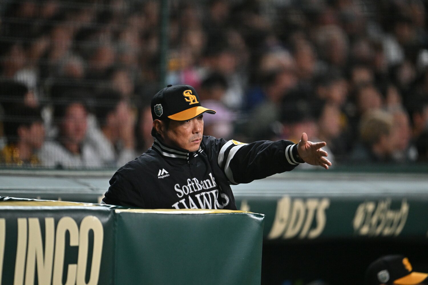 第5戦でも小久保監督の指揮は積極的だった　©Hideki Sugiyama