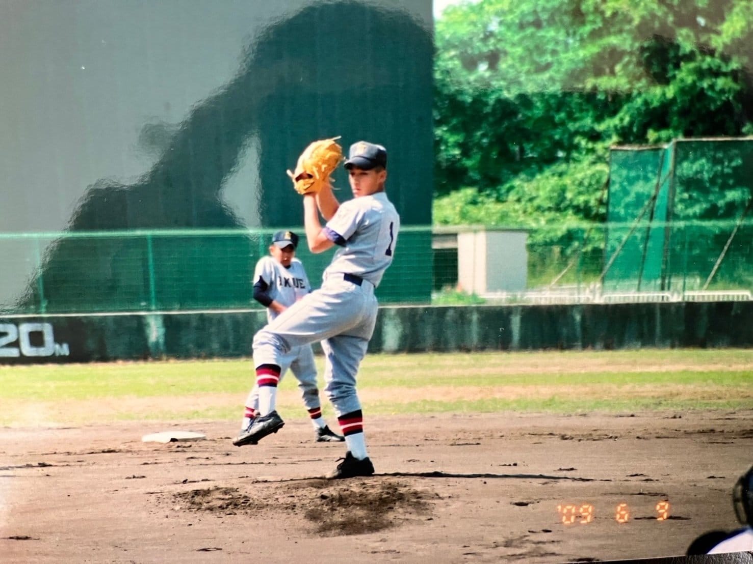 無敵の状態だった中学時代の渡辺郁也。小学時代の写真は東日本大震災の津波の影響で水没してしまったという（写真=本人提供）