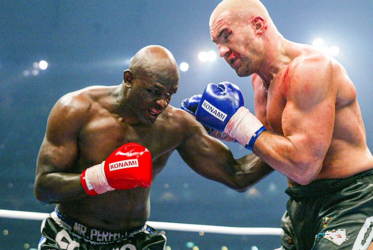 2002年の『K-1 WORLD GP』決勝でジェロム・レ・バンナを破ったアーネスト・ホースト。圧倒的なスキルを誇っただけに、“素人”がリングに上がる状況には思うところがあるようだ　©Susumu Nagao