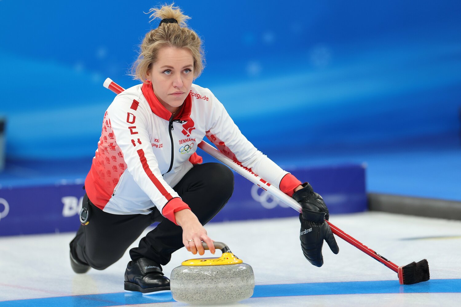 デンマークのスキップ、マドレーヌ・デュポンは日本を敗戦寸前まで追いつめた　©Getty Images