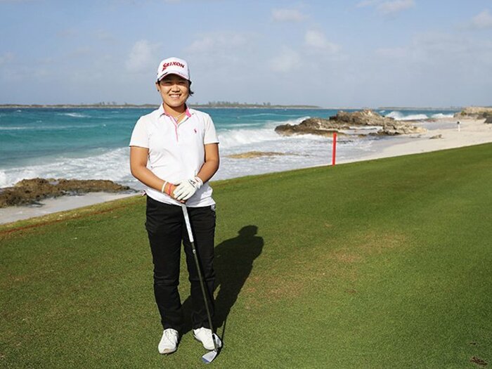 畑岡奈紗17歳の米プロツアー初陣。予選落ちは「強い選手」への一歩目。<Number Web> photograph by Shizuka Minami