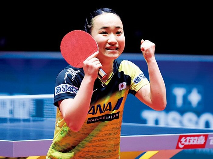 元世界1位を破る大金星。伊藤美誠が見せた“凄み”。~団体戦だからこそ粘れるということもある~<Number Web> photograph by AFLO