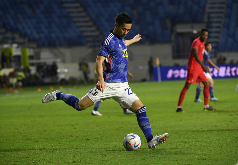 カナダ戦の吉田　©Getty Images