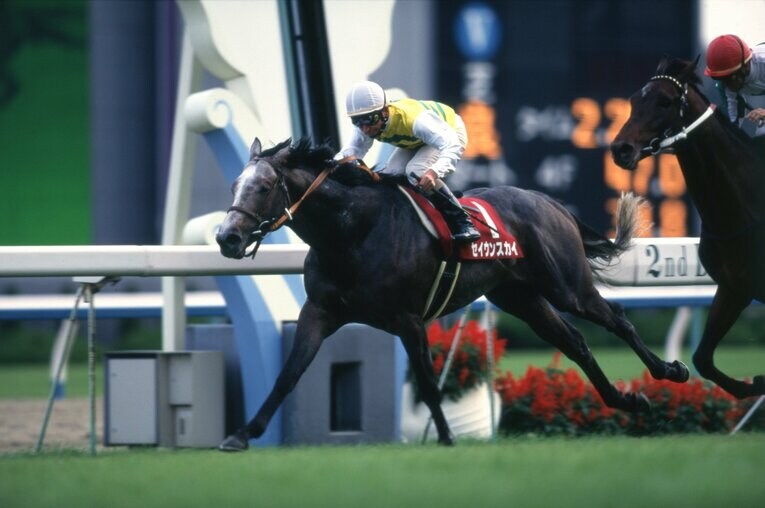 1998年京都大賞典、セイウンスカイ　©Tomohiko Hayashi