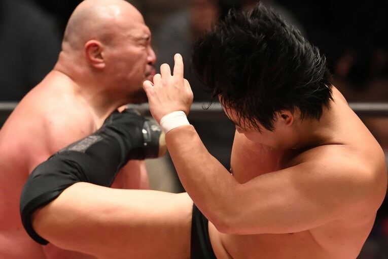 1月2日（夜）の大日本プロレス。野村卓矢vs岡林裕二