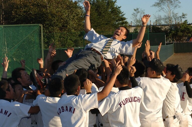 楽天1位指名時の田中将大　©Sports Graphic Number