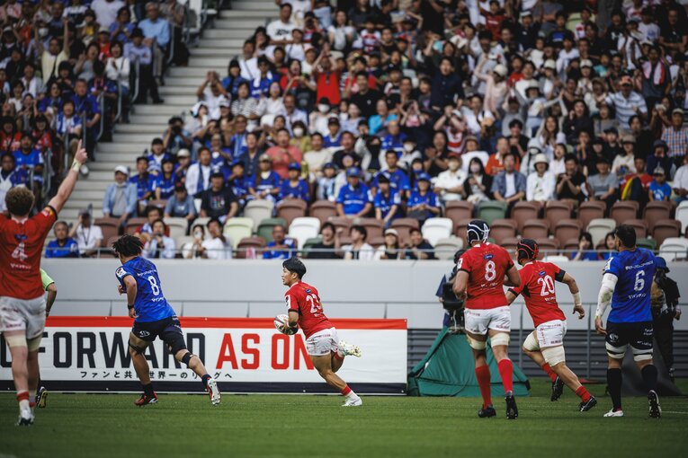 森勇登（東芝ブレイブルーパス東京）©︎Kiichi Matsumoto