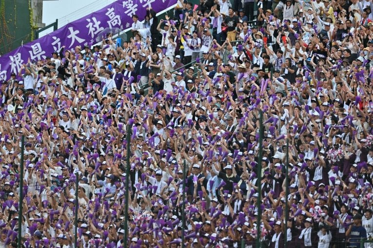 【激闘甲子園の記憶】大社高校、神村学園戦での大応援と奮闘　©Hideki Sugiyama