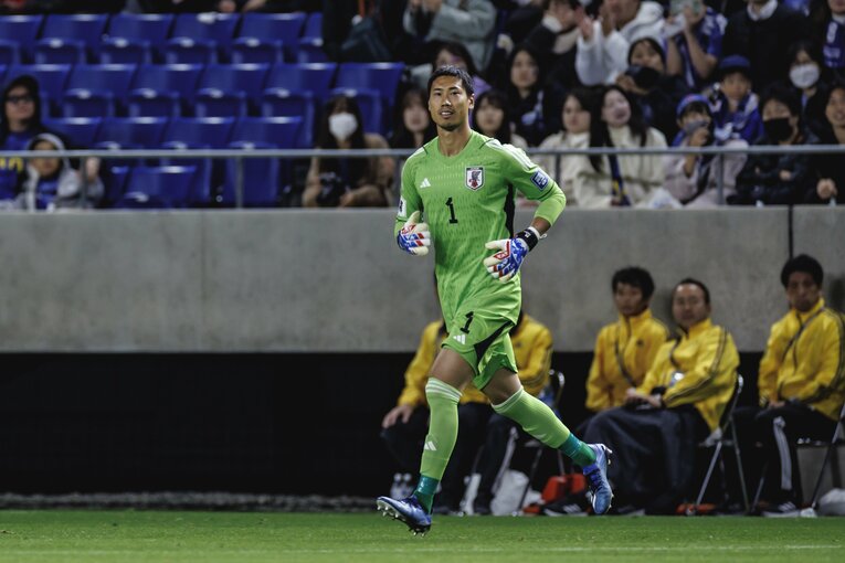 試合終盤に大迫敬介と交代したGK前川黛也（ヴィッセル神戸）　©Kiichi Matsumoto