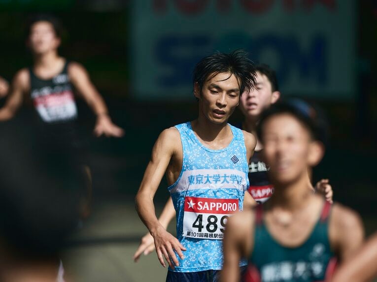 東大大学院チームで予選会に出場し、学生連合入りを果たした古川　©︎Yuki Suenaga