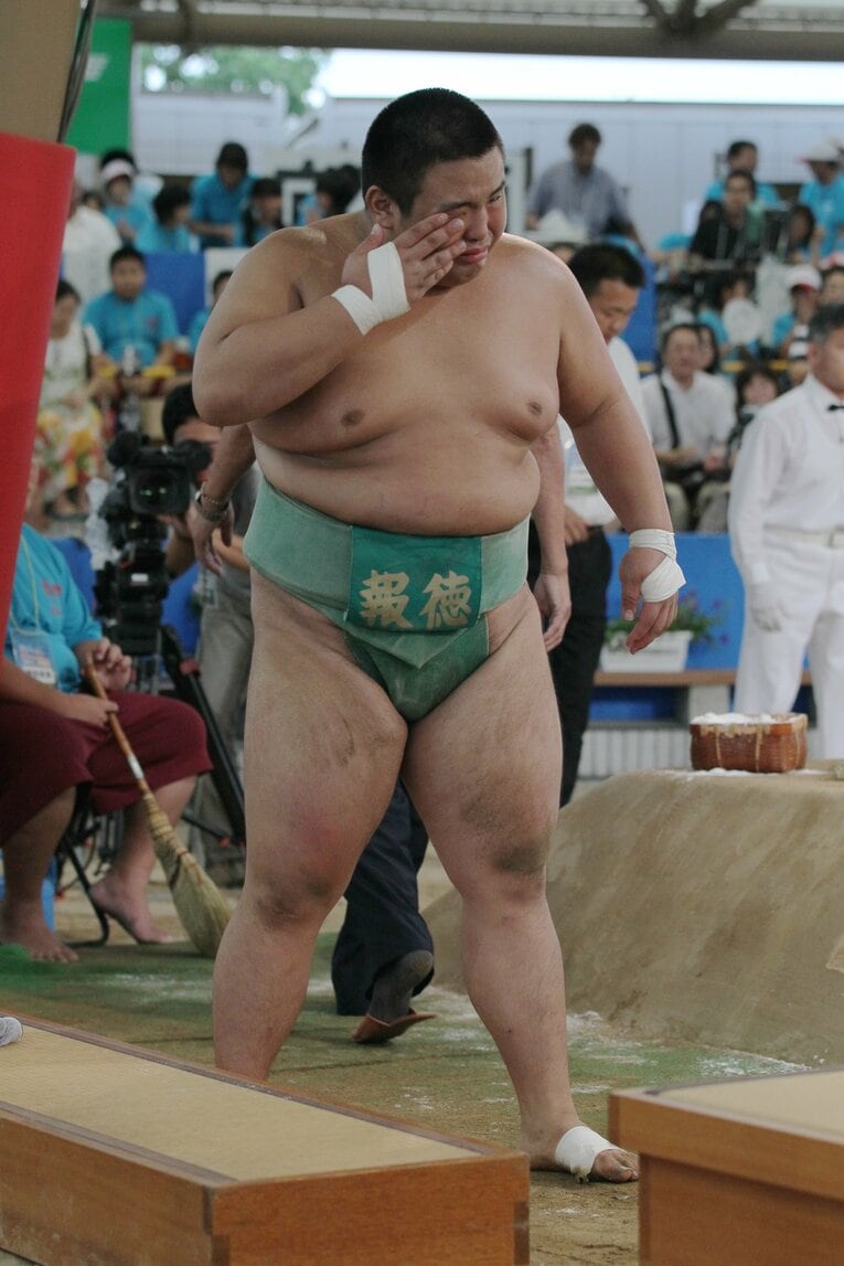 2011年、全国中学生相撲選手権大会で中学生横綱になった貴景勝　©AFLO