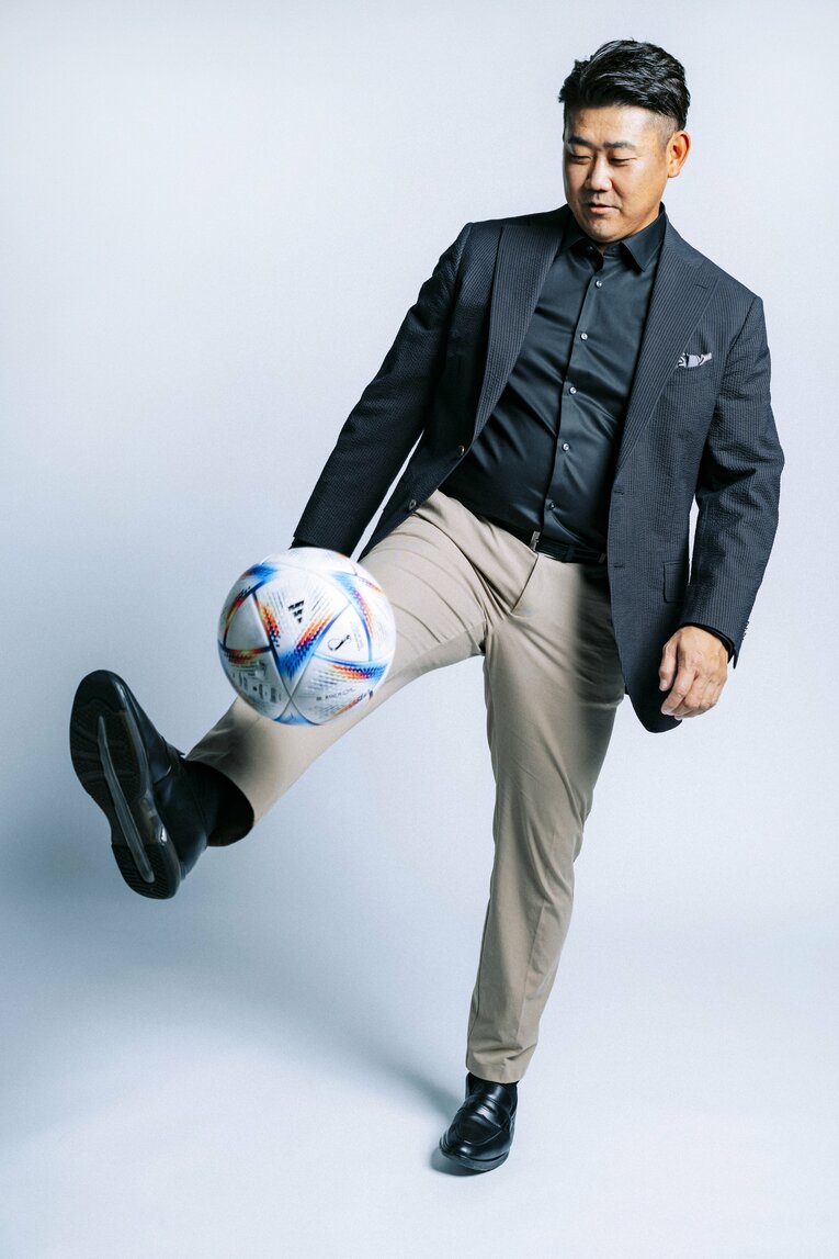 サッカーでも野球でも、松坂さんは子供心に日本代表に対して強い憧れを持っていた　©Kiichi Matsumoto