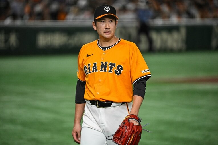 昨年まで巨人、今季からメジャーで活躍する菅野。35歳にしてトミー・ジョン手術の経験もない ©Nanae Suzuki