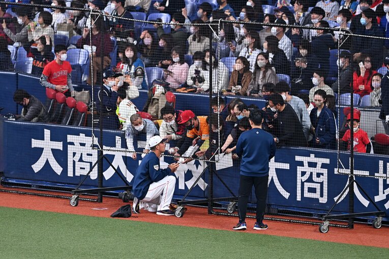 日本でも、壮行試合前の“神対応”　©Getty Images