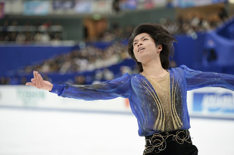 最後の出場となった2014年全日本選手権、フリースケーティングで披露した「交響曲第9番」　©Asami Enomoto