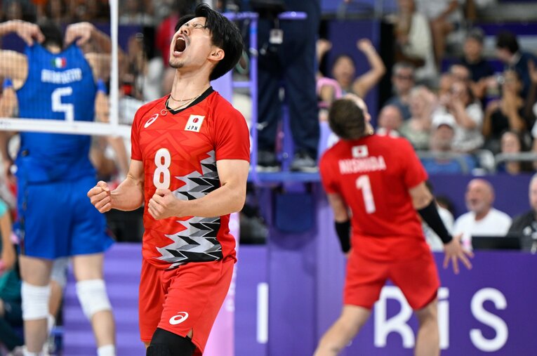 感情をむき出しにして戦ったパリ五輪。セッター関田誠大（30歳）はさらなる成長を誓った ／ photograph by Asami Enomoto/JMPA