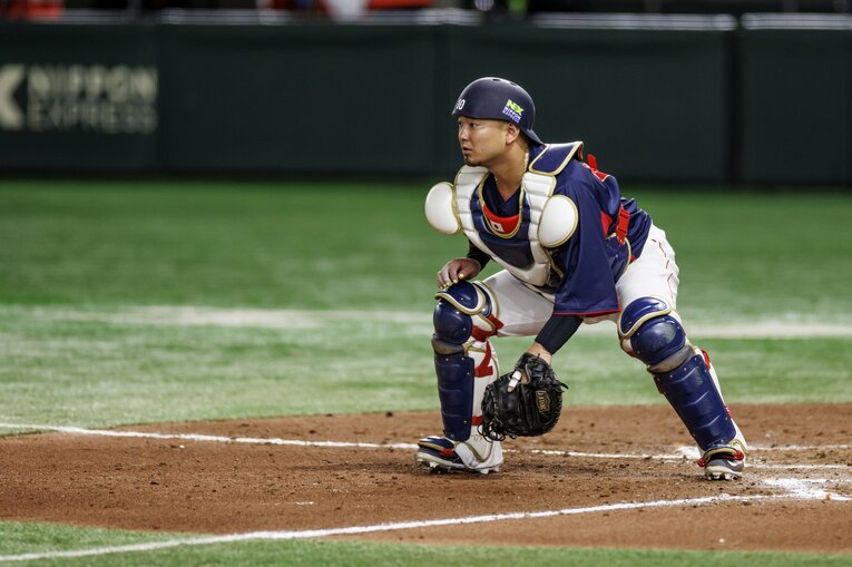 森友哉（捕手／オリックス）©Kiichi Matsumoto