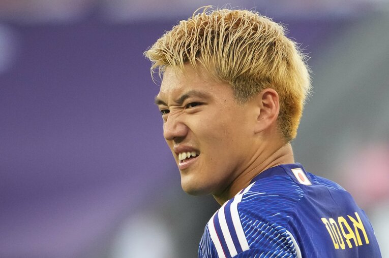 「アジアをナメている」と日本に喝を入れた堂安律　©Masashi Hara