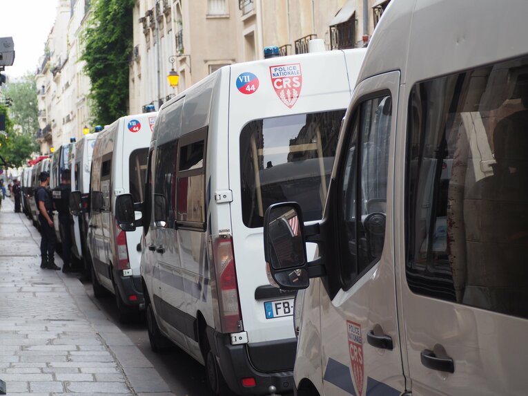 開会式当日のパリ市内　©Yu Saito