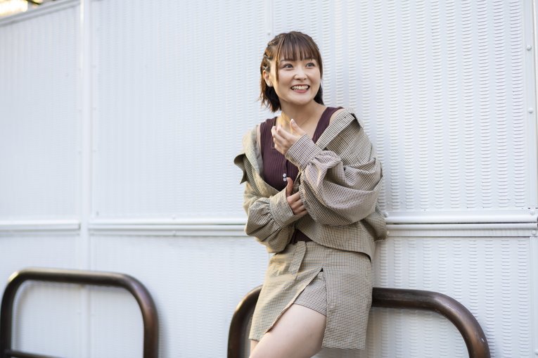 “リングの妖精”なつぽいの私服姿