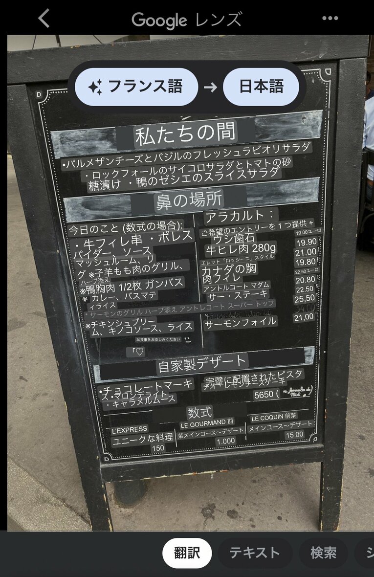 Googleレンズを通すとこんな感じ【2枚目／全2枚】