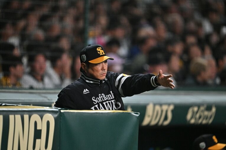 第5戦でも小久保監督の指揮は積極的だった　©Hideki Sugiyama