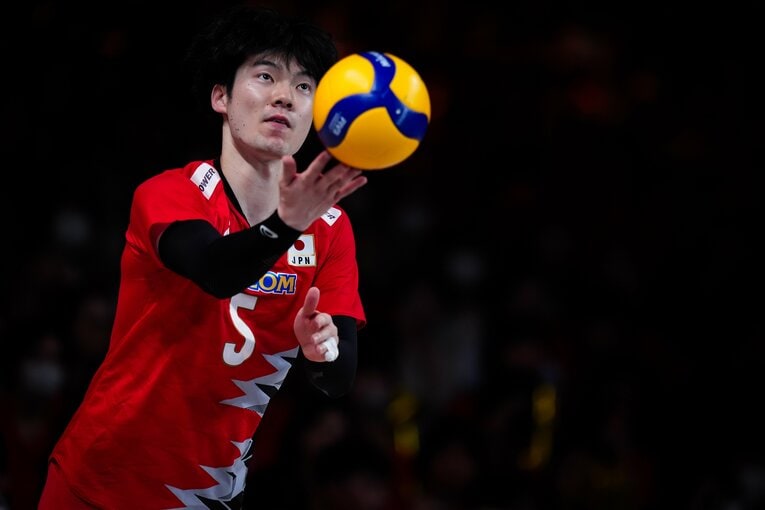 大塚達宣（VNLポーランド戦）　©︎Volleyball World