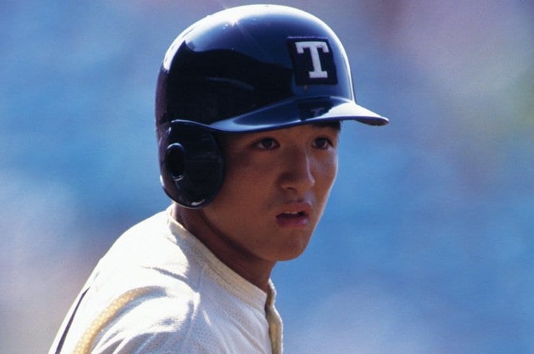 高橋由伸／桐蔭学園 ／ photograph by Katsuro Okazawa／AFLO