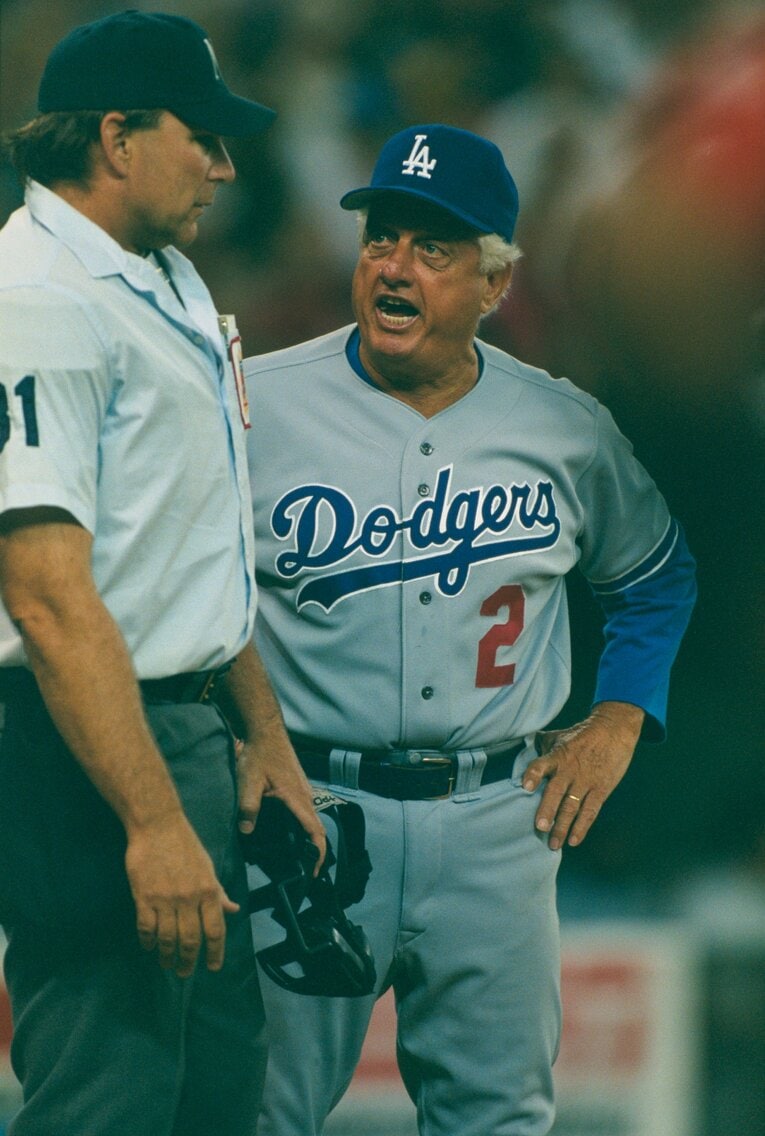 1997年当時のトミー・ラソーダ　©西山和明