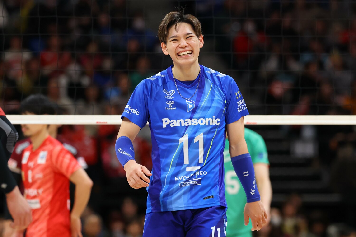 大阪ブルテオンでプレーする西田有志。今季は休養していた日本代表活動にも参加する　©︎YUTAKA/AFLO SPORT