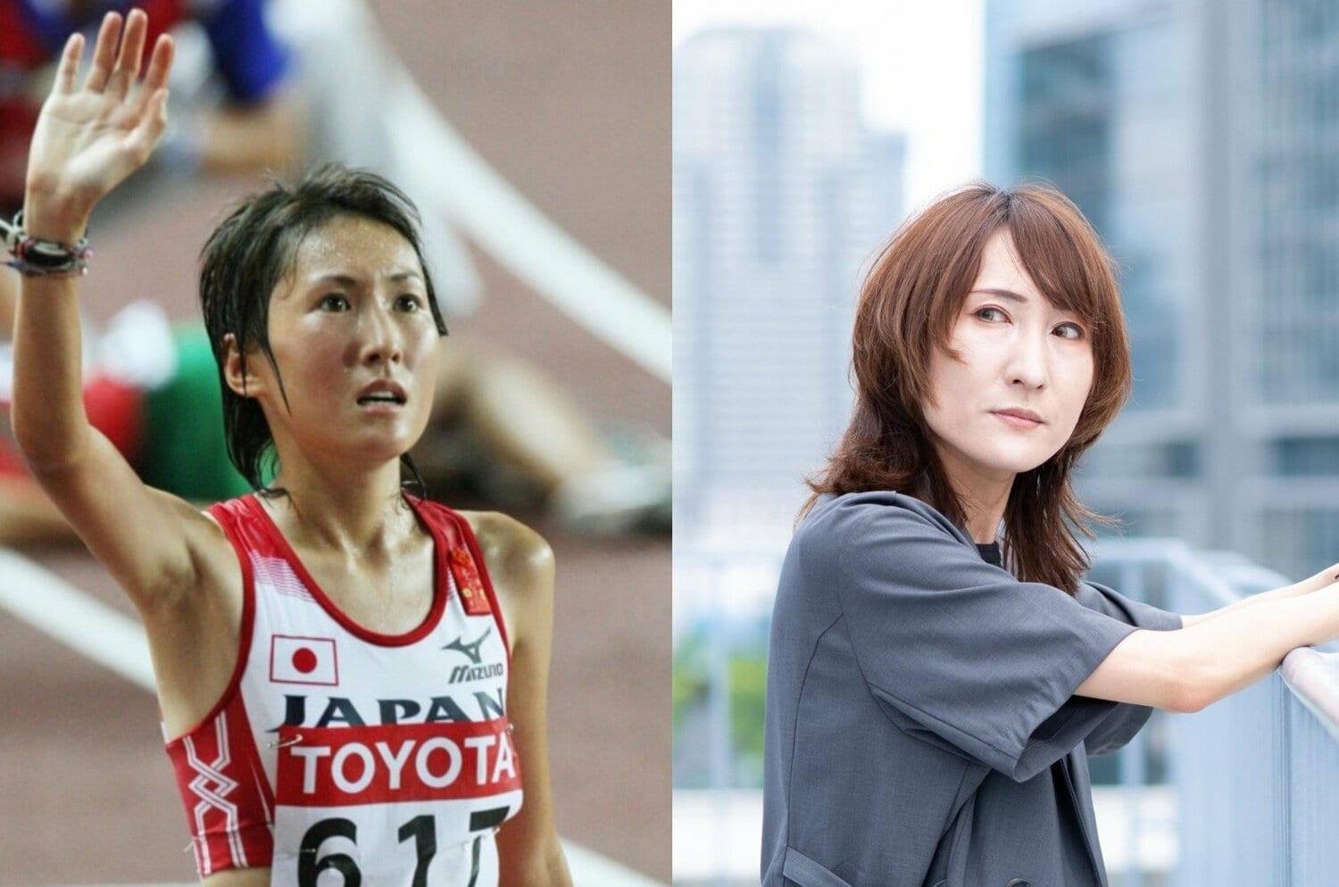 天才ランナーから人気コスプレイヤーに…では“第3の人生”は？ 34歳になった元日本代表・絹川愛のこれから「いまは手札がたくさんありますから」＜Number Web＞ photograph by (L)JIJI PRESS、(R)Tadashi Hosoda