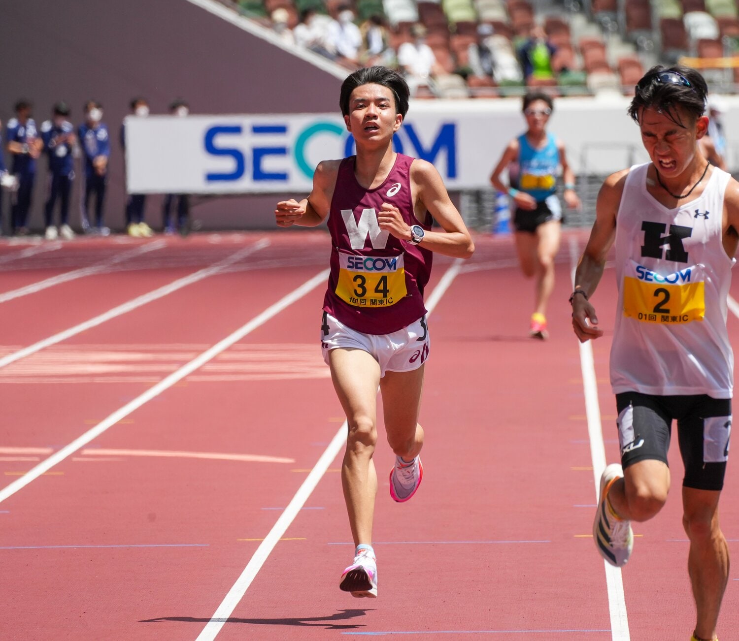 関東インカレでは2年生にしてハーフマラソンで早大の代表選手に　©Satoshi Wada