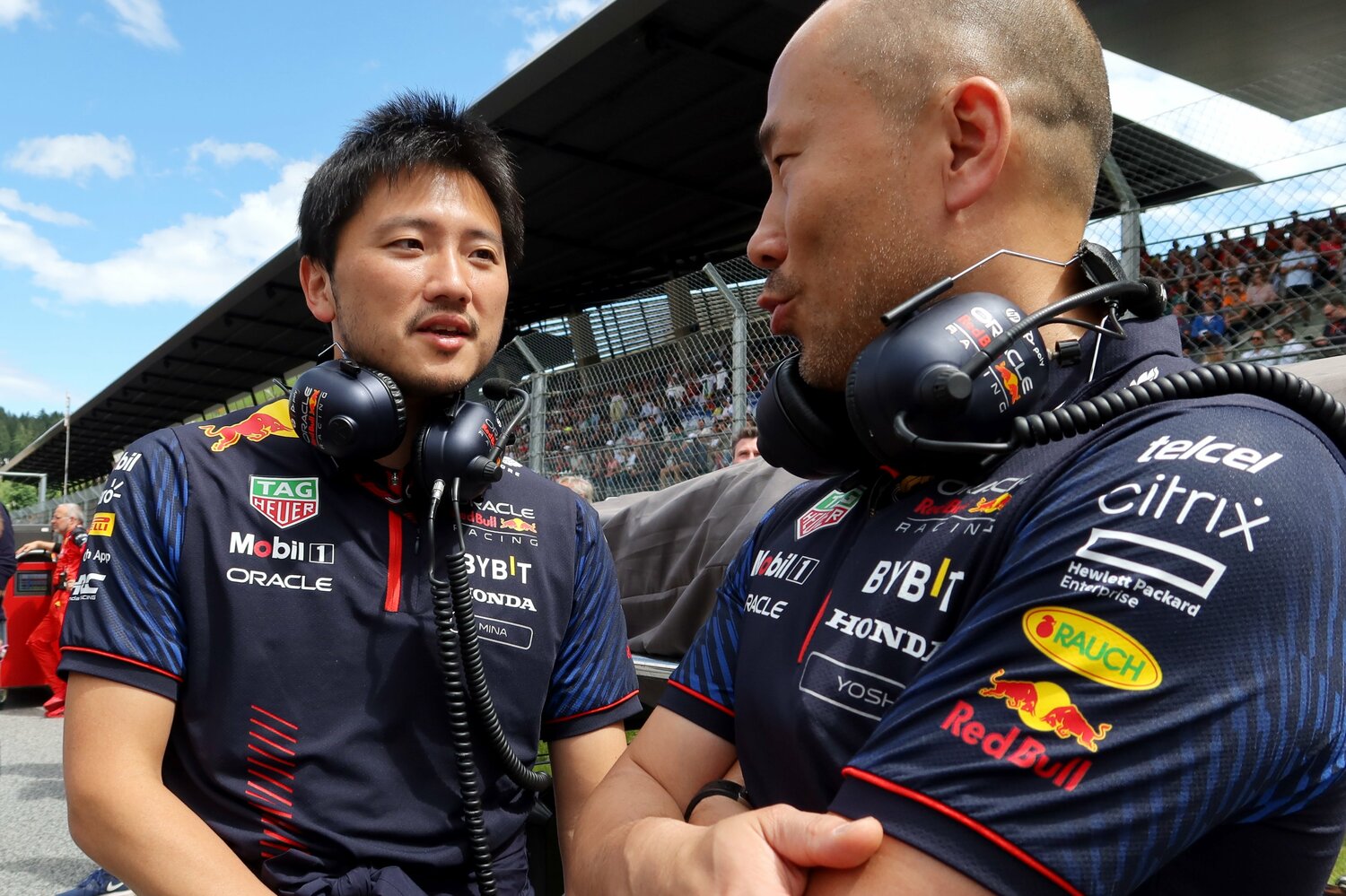 ホンダの躍進を支えたチーフエンジニアの湊谷氏（左）と、チーフメカニックの吉野氏 ©Masahiro Owari